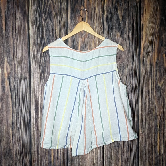 Artisan NY Linen Top Sleeveless Loose Fit Tank XL - Picture 8 of 8